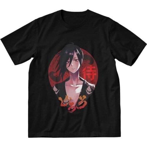 Male Hyakkimaru Dororo T-Shirt Funny Anime Manga Japan Samurai Tshirt Short Sleeve Unique T Shirt Homme Cotton Tee Tops Clothing