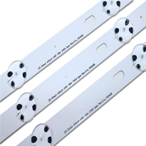 New 30pcs/lot 8LEDs 850mm LED backlight strip for LG 43LH604V 43LH60_FHD_A Type Innotek 16Y 43inch FHD_LED_ARRAY UF64_UHD
