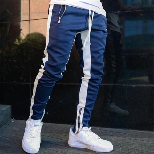 New Mens Joggers Casual Pants Fitness Men Sportswear Tracksuit Bottoms Skinny Sweatpants Trousers Black Gyms Jogger Track Pants