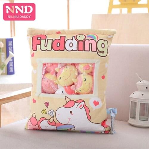 45*40cm Food Plush Pillow Unicorn Toys Stuffed animal plush toys Balls Cartoon Pillow
