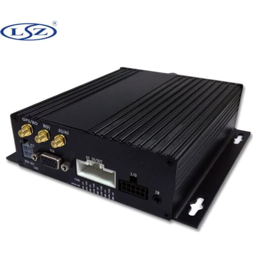 Factory direct selling remote monitoring MDVR 4CH dual SD card 3G GPS WiFi vehicle DVR 1080P 2 million pixels