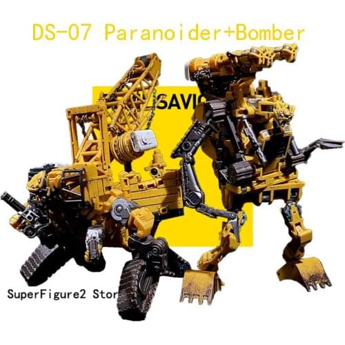 Transformation Devil Saviour D-evastator DS-07A Paranoider and DS-07B Bomber Set of 2 Figures Action Figure Robot Toy