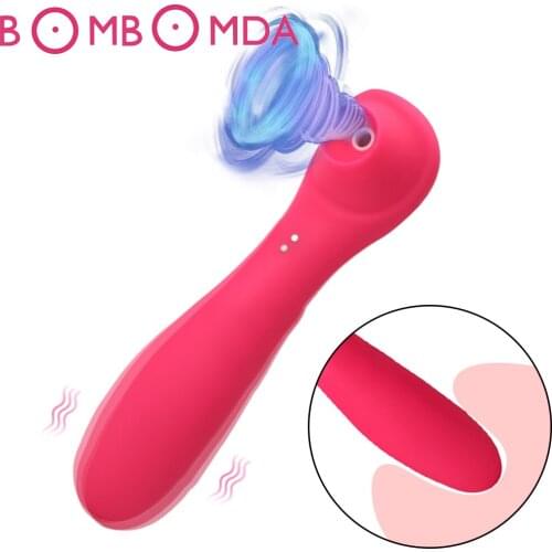 Clit Sucker Vagina Sucking Vibrator Clitoris Stimulator Blowjob Oral Nipple Sex Toys for Adults 18 Women Masturbator Products