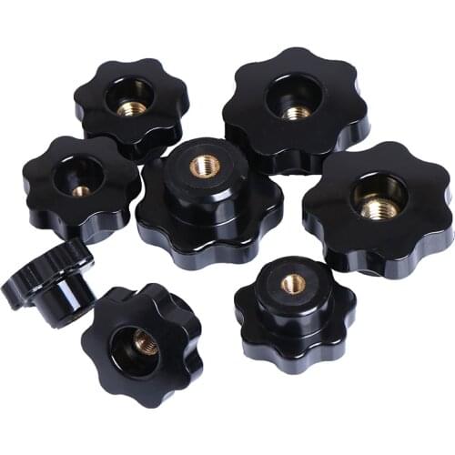 1PCS M5/M6/M8/M10/M12 Female Thread Star Shaped Head Clamping Nuts Knob For Industry Equipment