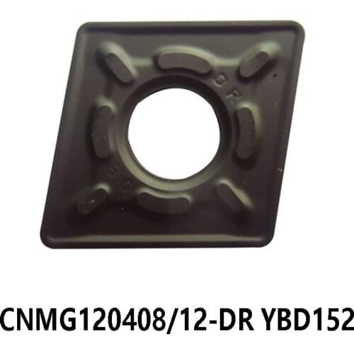 100% Original CNMG120408-DR CNMG120412-DR YBD152 Carbide Inserts Lathe Cutter CNMG 120408 120412 processing Cast Iron