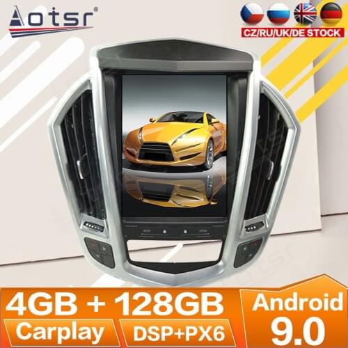 128GB For Cadillac SRX 2009 2010 2011 2012 Android Radio Multimedia Car Cassette Recorder Stereo Player Tesla GPS Navi Head Unit