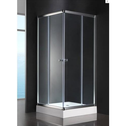 2016 hot sales wholesale clear tempered glass shower screens with acrylic basin shower enclosure AD900F optional 800x800x1950m