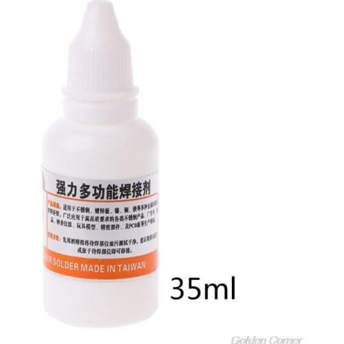 35ml Stainless Steel Flux Soldering Stainless Steel Liquid Solders Water Durable Liquid Solders M06 21 Dropshiping