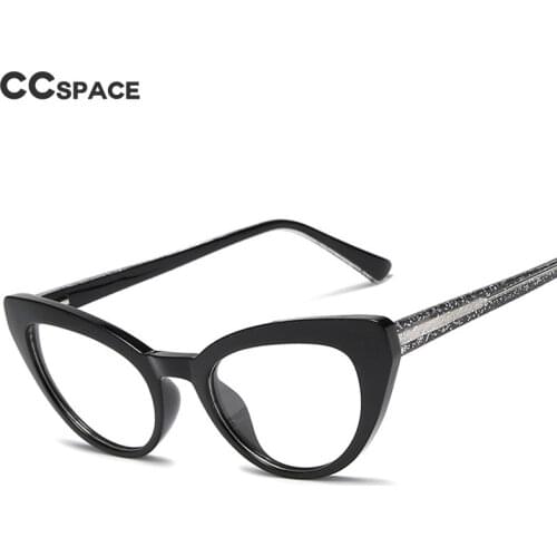 47343 Plastic Titanium Cat Eye Glasses Frames Anti-blue Light Ultralight Men Women Optical Fashion Computer Glasses