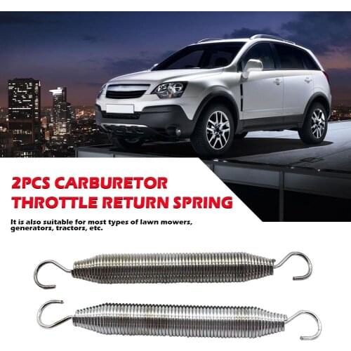 90mm Carb Carburettor Throttle Return Spring for Lawn Mower Generator 2 Pack Car Styling Accessaries Return Spring