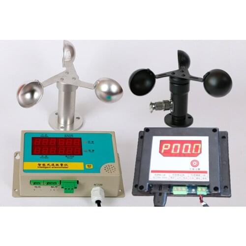 Wind Speed Alarm Tower Crane Anemometer Tower Wind Speed Tester Meter