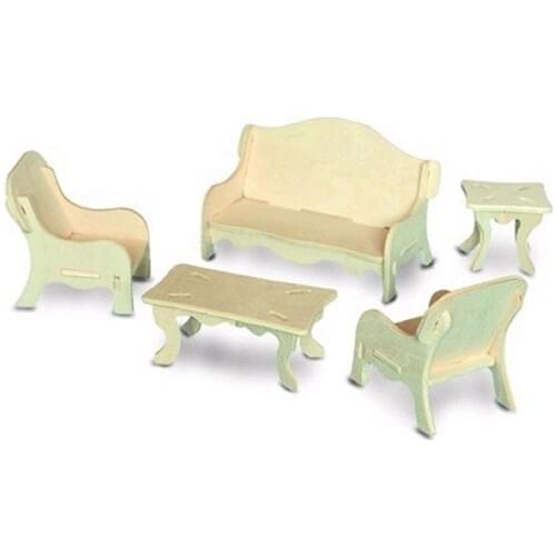 Go Import 3D Wooden Puzzle - Salon Kit