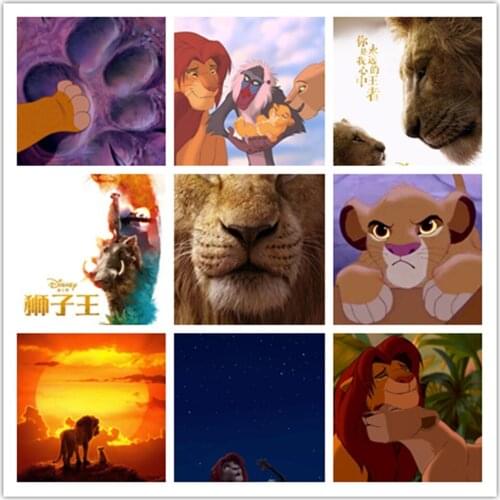 Disney Classic Cartoon Lion King Simba Diamond Painting Rhinestone Embroidery Cross Stitch Kit Painting Mosaic Art Decoration
