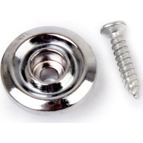 Chrome ELEIC Bass Guitar string retainers string trees screws 6.6mm