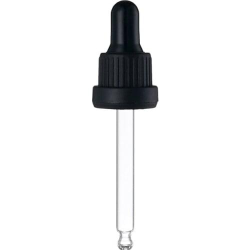 18mm 20mm black white plastic cap / dropper glass lid tamper-evident lid 18mm neck 5 ~ 100ml oil YB essential oil dropper cap