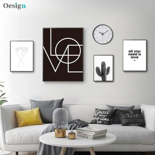 Fashion poster simple style canvas print decorative painting Nordic wall art poster bedroom wall picture living room decoration