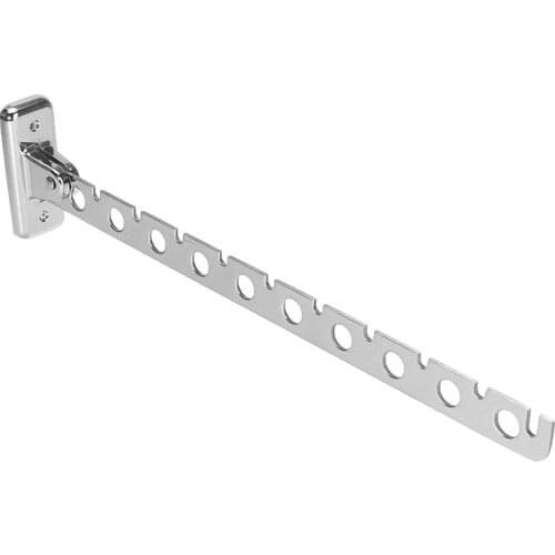 Stainless Steel Wall Mounted Folding Clothes Drying Rack Laundry Stand Hanger Dryer Coat Shirts Pants Drying Shelf 6/8/10 hole