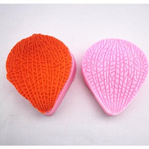 New Multi texture leaves silicone fondant cake molds soap chocolate mould for the kitchen baking clay mould FM238