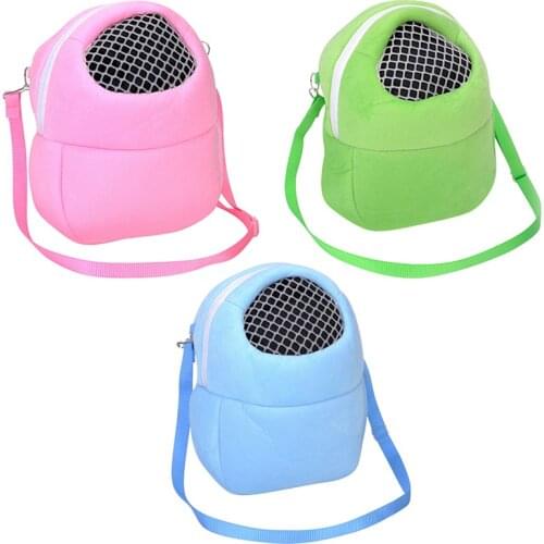 Portable Small Animals Carrier Bag Travel Hanging Bag for Pets Rat Hamster Hedgehog Chinchilla Ferret
