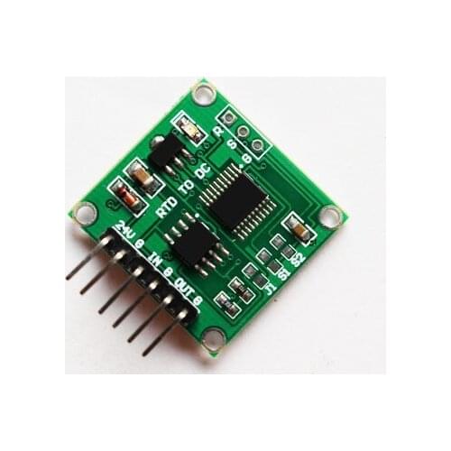 1pcs Pt100 temperature transmitter module output voltage signal is 0 ~5v 0 ~10 v
