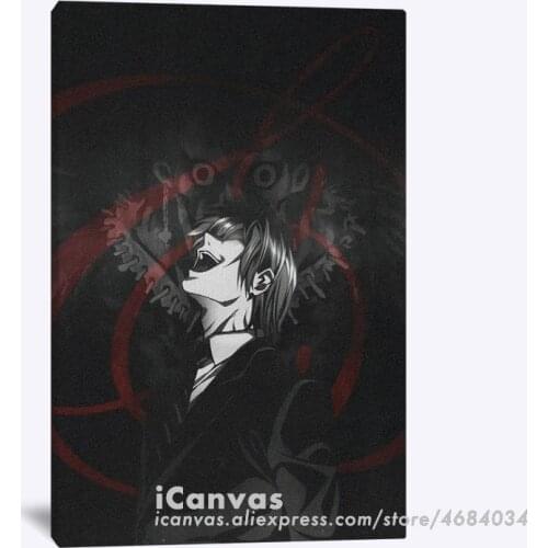 Light Yagami Death Note Art Anime Decoration Prints Home Decor Canvas Dorm Living Room Bedroom Painting Wall Art Poster
