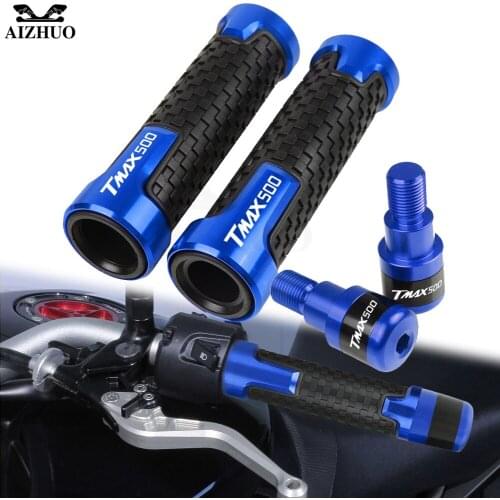 TMAX 500 Motorcycle Accessories FOR YAMAHA TMAX 500 2008-2016 2009 2010 2012 2014 Handlebar Grips Handle Bar Cap End 7/8"22mm