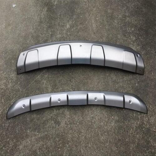 High quality plastic ABS Chrome Front+Rear bumper cover trim For 2017 Mazda CX-5