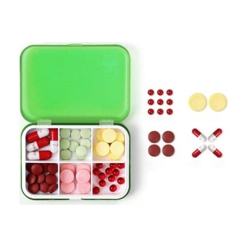 1 Set 7 Layers 42 Grids Pill Box Medical Storage Box 7 Days Weekly Pill Case Drawer Style Portable Pill Organizer Container