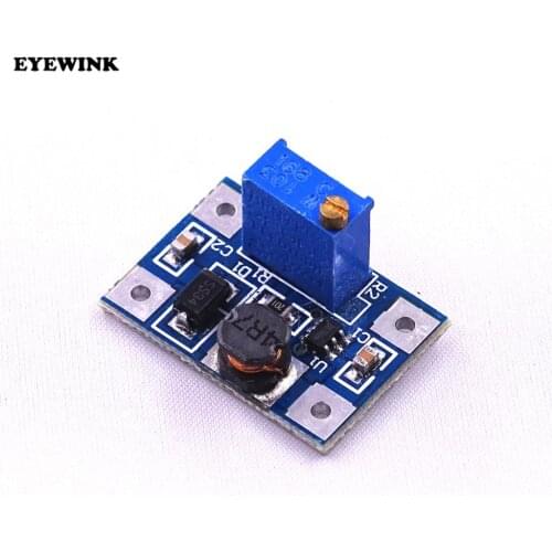 100Pcs/lot DC-DC SX1308 Step-UP Adjustable Power Module Step Up Boost Converter 2-24V to 2-28V 2A