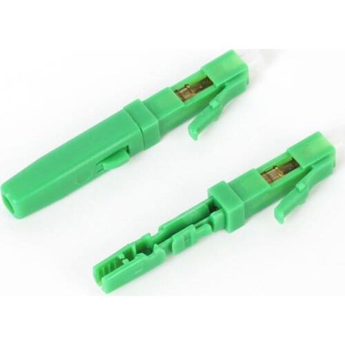 10pcs/bag LC APC Fast connector singlemode for 2.0mm 3.0mm Indoor Cable and FTTH Flat Cable