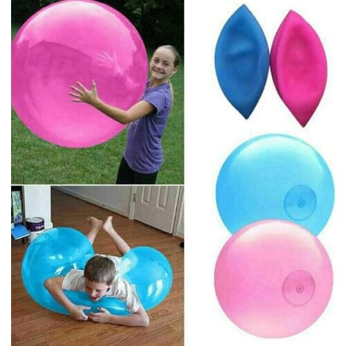 BalleenShiny Children Outdoor Soft Air Water Filled Bubble Ball Fun Party Game Outing Camping Toys Summer Pool Party Toys Gift