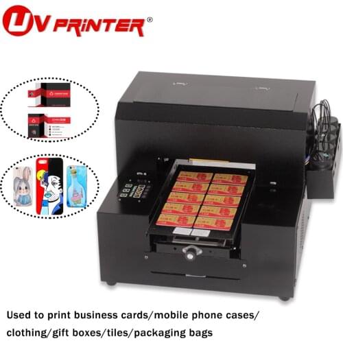 Business card printer A3/A4 6-color printable 3D embossed and concave-convex effect with roller holder for plane and cylinder