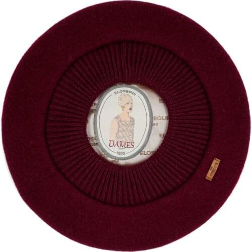 Boina Vasca Elósegui Elax finished with lining. Flights (inches):12 (woman). One size