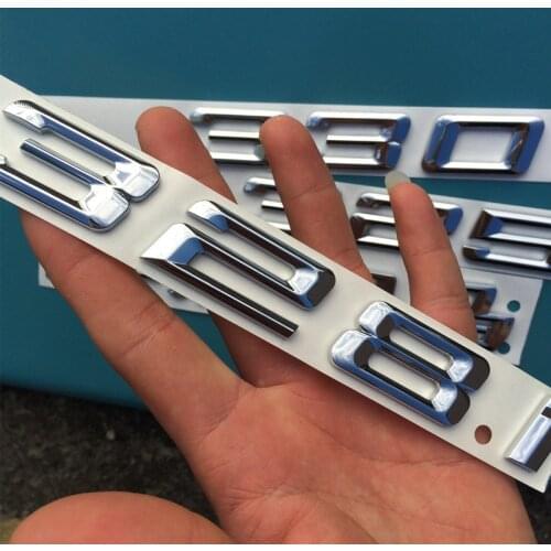 Alphanumeric Rear Displacement Sticker Logo Car Styling for BMW 3 Series New Dedicated 320i 325 328Li 318 330