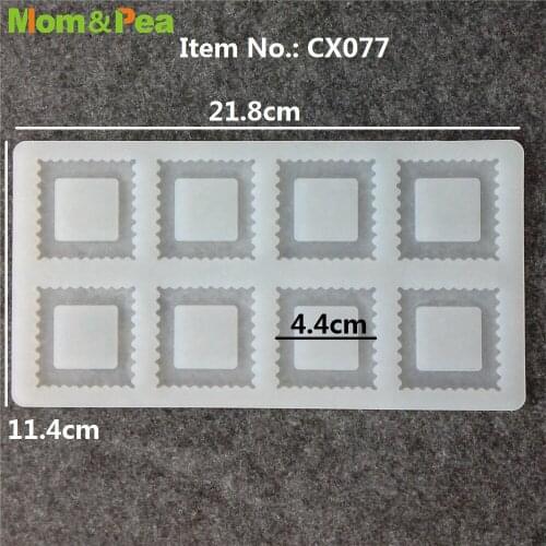 CX077 8-Square Shaped Silicone Mold Chocolate Ornamental Fondant Mould Cake Decoration Tools