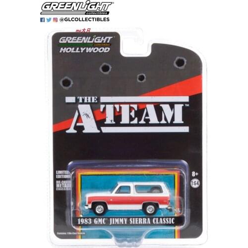 GreenLight 1:64 1983 GMC Jimmy Solid Pack Alloy model car Metal toys for childen kids diecast gift