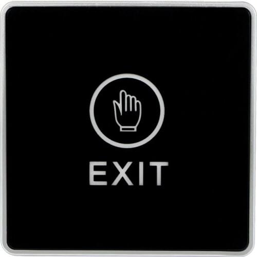 Access control sensor buttons door open plastic exit touch button switch 12v
