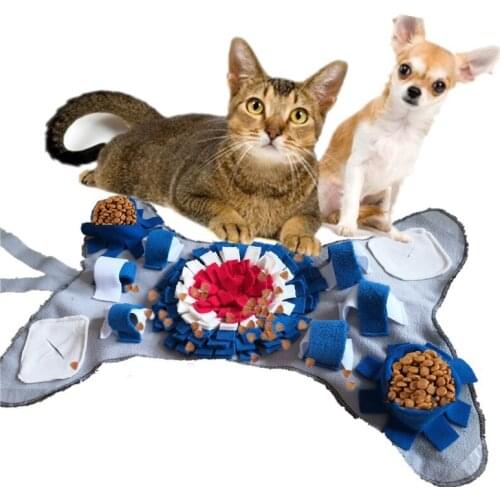Non-slip Pet Snuffle Mat Soft Nose Pad Sniffing Training Blanket Relieve Stress Nosework Consume Energy InteractiveToys