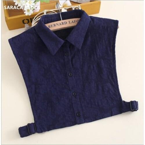 New Autumn Winter Shirt Fake Collar All Match Elastic Belt Sweater Detachable Collar Women B340