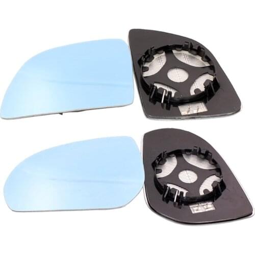 Wide View Auto Dimming Rear View Mirror Blue Heated Side Mirror Glass with LED Turn Indicator for KIA K2 Kx cross Rio