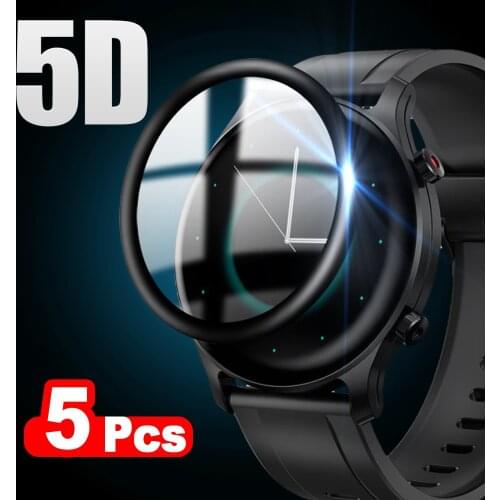 5D Soft Fibre Glass Protective Film For Xiaomi Youpin Haylou RS3 LS04 Full Curved Cover Screen Protector Solar LS05 Accessories