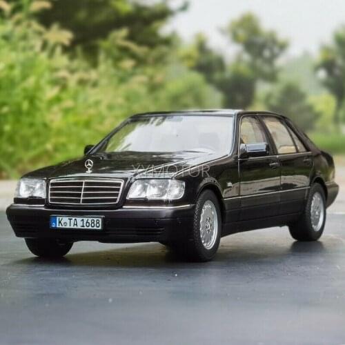 1:18 Norev For Benz Maybach S320 W140 Diecast Model Car Boys Girls Gifts Collection Ornament Black/White Metal,Plastic,Rubber