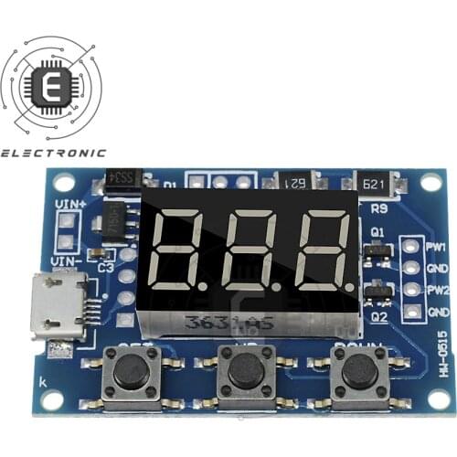 2 Channel LCD Digital Display PWM Pulse Frequency Adjustable Duty Cycle Signal Generator 1Hz ~ 150KHz 5-30V Board Module