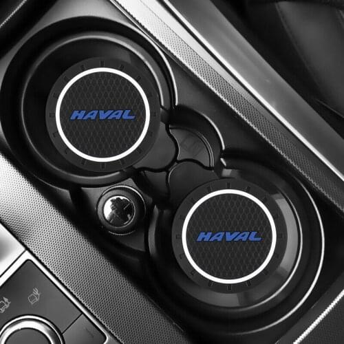 2PCS Car Water Cup Bottle Holder Anti-slip Pad Mat Silica Gel for Haval Great Wall Cuv H3 H5 H2 H1 H6 H8 H9 Wingle Car Styling