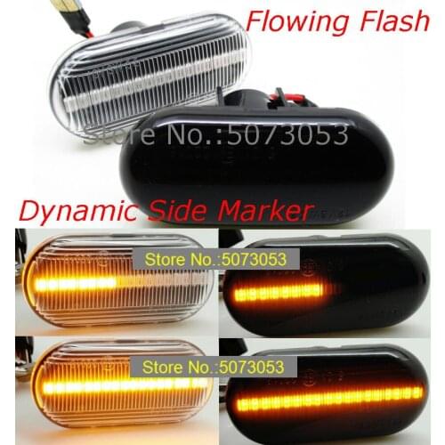 2PCS Led Dynamic Side Marker Turn Signal repeater Light Sequential Blinker Light For BENZ Smart Fortwo W453 C453 2014-2018