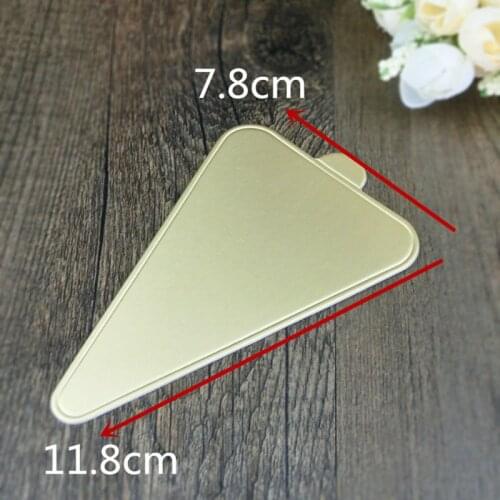 50 pcs/ lot Baking Tool Cake Cardboard Pad Gold Golden Cake Birthday Cake Thick Rigid Mousse Cake Bottom Bracket