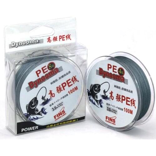 8 strands Braided Fishing Line Super Strong Coated PE Leader Lines Multifilament for Carp Bass Trout Freshwater Saltwater Lure