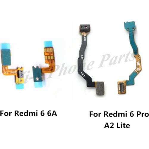 For xiaomi redmi 6 6A Promixity Light Touch Sensor Flex Cable Replacement Parts For Mi A2 lite Redmi 6 Pro