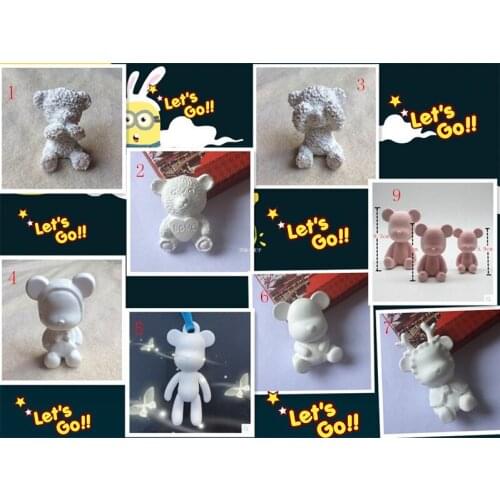 Gypsum aroma cake decoration mold Aroma wax Silicone mould car hanging baking tools