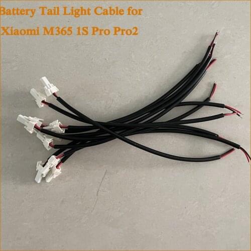 Electric Scooter Battery Tail Light Cable for Xiaomi Mijia M365 1S Pro Pro2 Electric Scooter Accessories Connection Wire Cable
